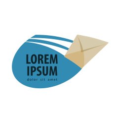 mail vector logo design template email or post office icon