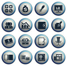 Business and Finance Web Icons N14