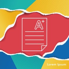 Examination paper line icon N2