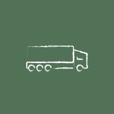 Delivery truck icon drawn in chalk N3