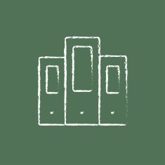 Folders sketch icon