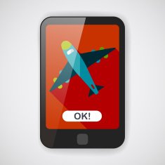 airplane flat icon with long shadow N4