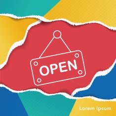 shop open line icon N3