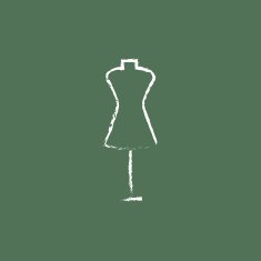 Mannequin icon drawn in chalk