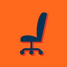 icon of office chair