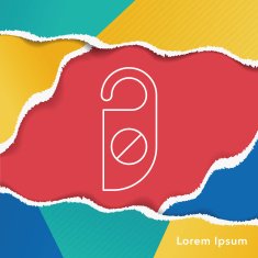 Not disturb line icon N2
