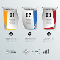 Modern business design for template infographic website symbol N5