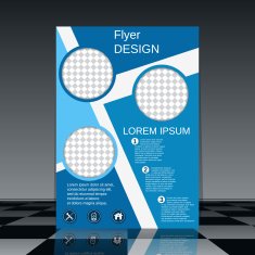 Brochure cover abstract design N9