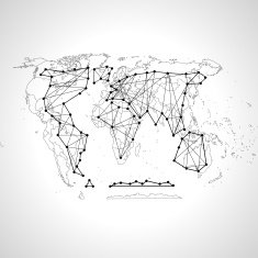 political map of the world N10