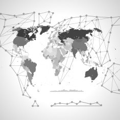 political map of the world N19