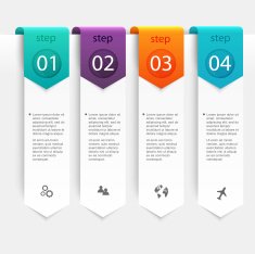 Abstract 3D digital illustration Infographic Vector illustratio N3