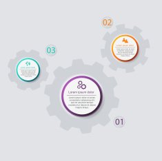 Vector colorful info graphics for your business presentations N28
