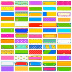 Colorful Kitsch banner jumbo collection