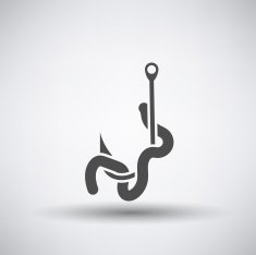 Worm on Hook Icon