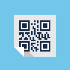 Vector QR code icon