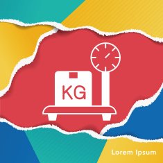 logistics freight weight icon N2