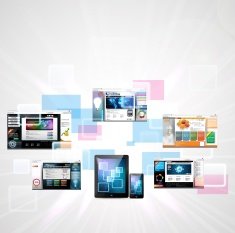 Web page design concept