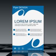 Brochure cover abstract design N17