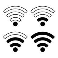 WiFi Signal Symbol Icon