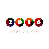 New Year Card Background - 2016 N2