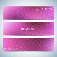 Set of horizontal multicolored backgrounds for your design Vector Illustration N2