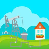 Oil and gas processing plant house