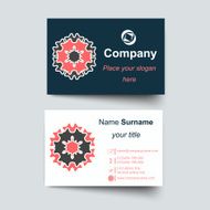 Modern simple light business card template N5