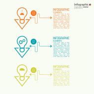 Comparative chart with templates for presentation N2