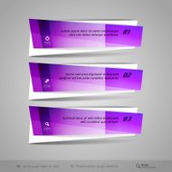 Modern Glossy Vector Banners N6