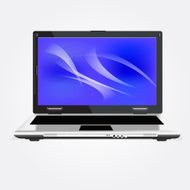 Laptop computer Vector illustration