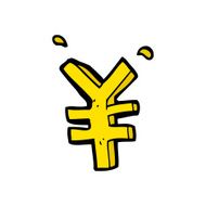 cartoon yen symbol N2