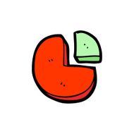 doodle cartoon pie chart N5