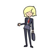cartoon businesswoman N2