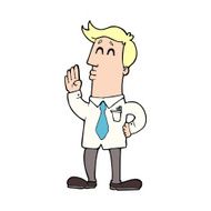 Cartoon Businessman N9