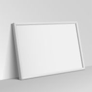 White horizontal frame for paintings N2