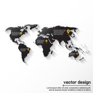 Vector world map design