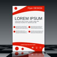 Brochure cover design template N4