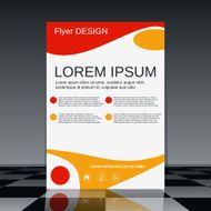 Brochure cover design template N5