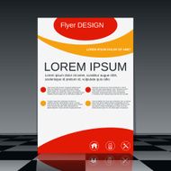 Brochure cover design template N6