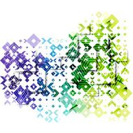 Abstract geometric template N3