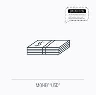 Cash icon Dollar money sign N4