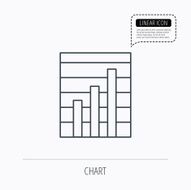 Chart icon Graph diagram sign N4