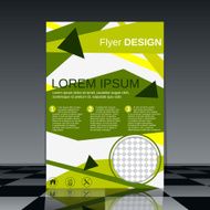 Brochure cover abstract design N20