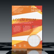 Brochure cover abstract design N21