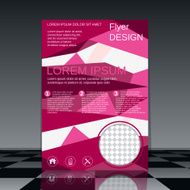 Brochure cover vector template N8