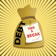 Gold bag of debt to take a break