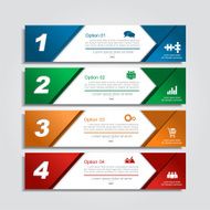 Infographic report template layout Vector illustration N25