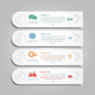 Infographic report template layout Vector illustration N28