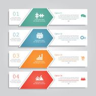 Infographic report template layout Vector illustration N29