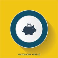 Piggy Bank Vector Icon